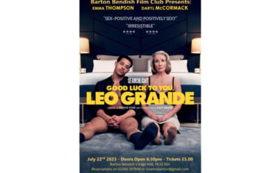 Saturday 22nd July 2023 6:30pm for 7:00pm Screening – Barton Bendish Film Club